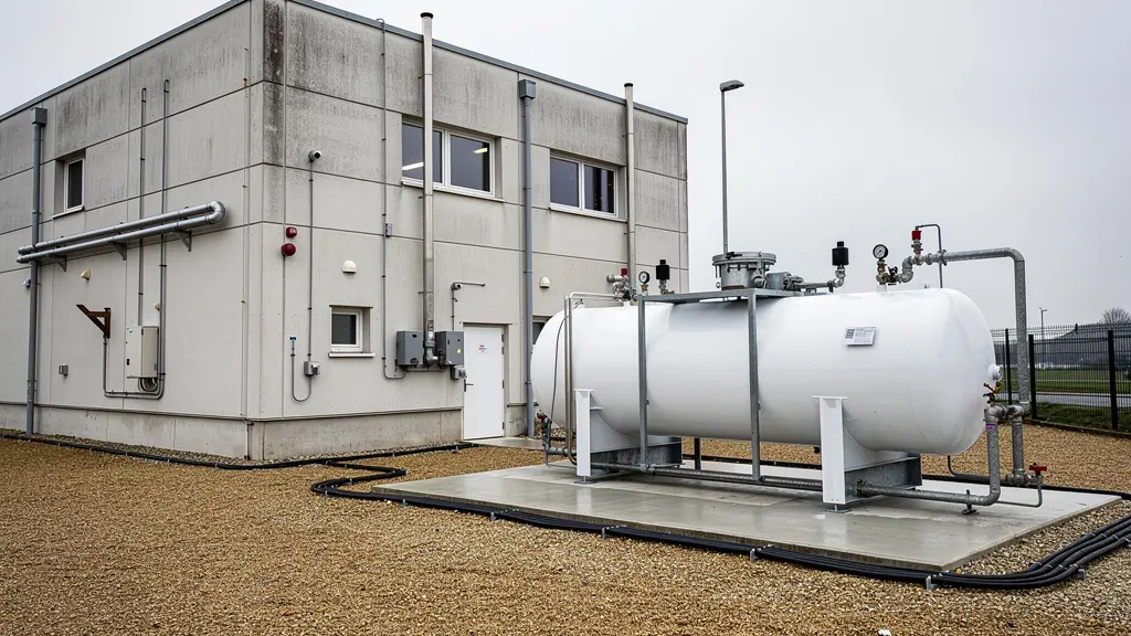 Installation citerne propane dans un environnement industriel professionnel