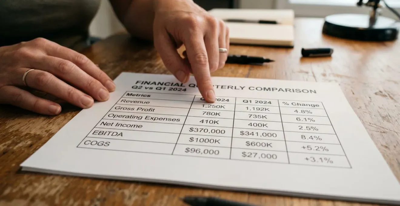 Gros plan sur un document chiffré de comparaison de frais de contrats d'assurance vie, avec des colonnes de pourcentages lisibles sur fond blanc